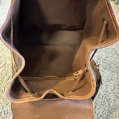 Louis Vuitton Montsouris Backpack GM Brown Canvas for sale  display picture 3