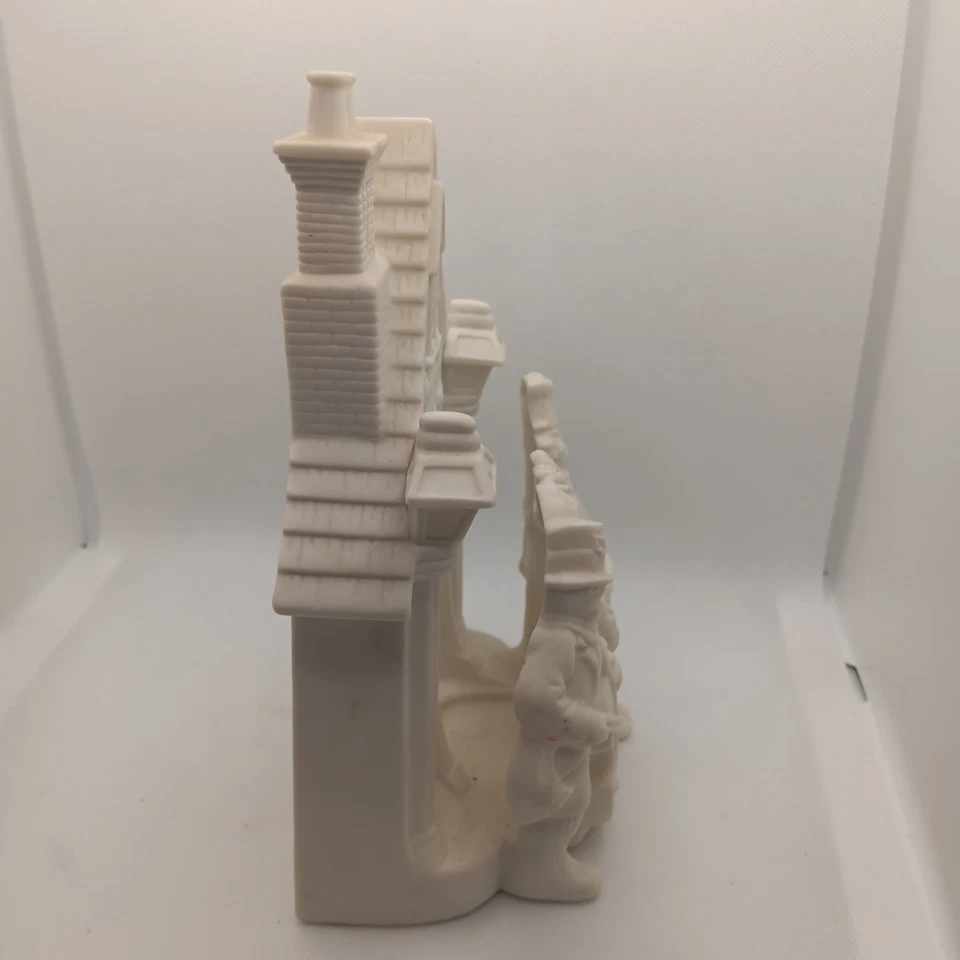 Castiçal Partylite Bakery Carolers porcelana tealight branco sem caixa - Imagem 4 de 4