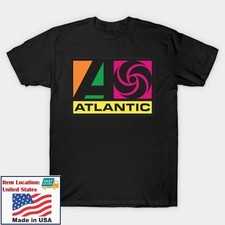 New Mens Atlantic Records Logo T-Shirt