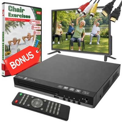 DVD Player for TV with HDMI Port 1080P, Region Free DVD Player with USB Input...