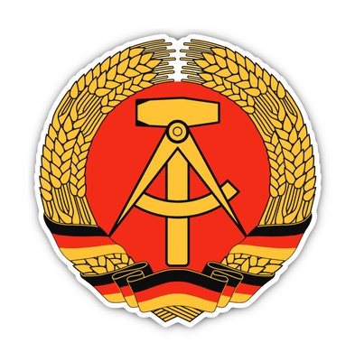 Wappen - Deutsche Demokratische Republik - DDR - für Auto, Laptop und mehr