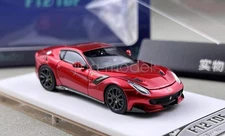 SH 1:64 Scale Red F12 TDF V12 Racing Sports Model Diecast Metal Car