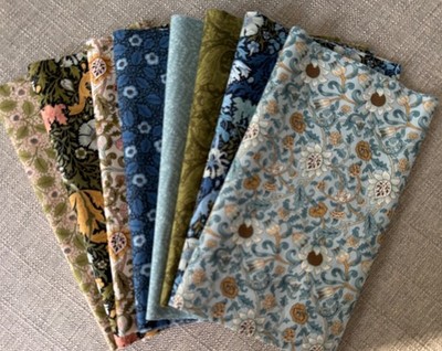Moda Stoffe Morris Manor lang 1/4 x 8 - 2 Meter. Patchwork. 100% Baumwolle
