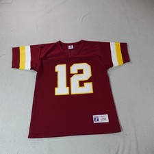 Vintage Washington Redskins Jersey Youth Boys Large Red NFL Logo 7 Frerotte Top