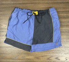 Givenchy Activewear Vintage Colorblock Navy Blue Swim Shorts Men  s Size Large