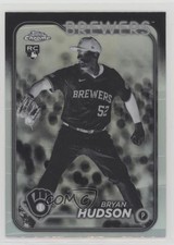 2024 Topps Chrome Update Negative Refractor Bryan Hudson #USC169 11s9