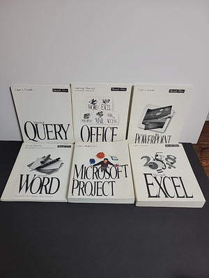 Microsoft Office Manuals Only Ver. 4.2 & 4.3, 1992-1994, Word, Excel, PowerPoint