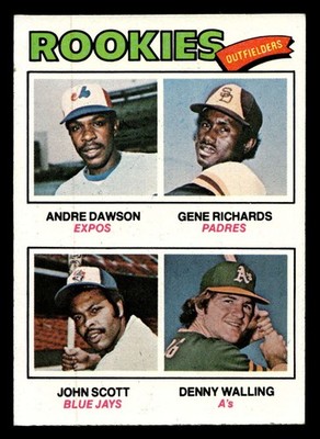 1977 Topps #473 Andre Dawson/Gene Richards/John Scott/Denny Walling R ID: 517692