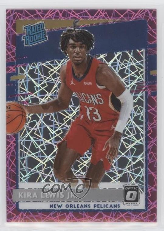 2020 Donruss Optic Rated Pink Velocity Prizm 8/79 Kira Lewis Jr Rookie RC 0ub8