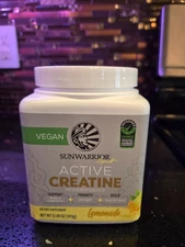 Sun Warrior Pre Workout Powder Active Creatin  nergy Drink | Vegan  🍋 lemonade