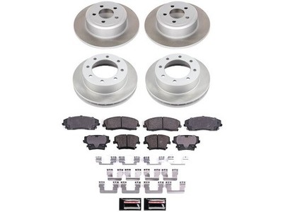 For 2005-2023 Chrysler 300 Brake Pad and Rotor Kit Power Stop 61365HXSM