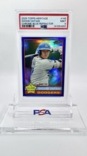 2025 Topps Heritage Shohei Ohtani #148 Chrome Blue Border /150 PSA 9 Color Match