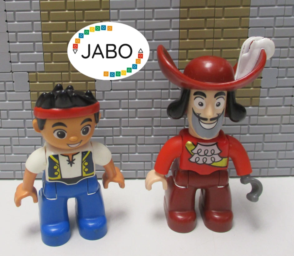 ( I 6 ) LEGO Duplo Figur Jake und Captain Hook Nimmerland Piraten - Bild 1 von 1