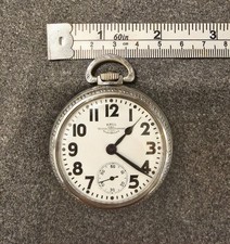 Ball Official RR Standard Pocket Watch Santa Fe Watch Co Loaner Runs 19j