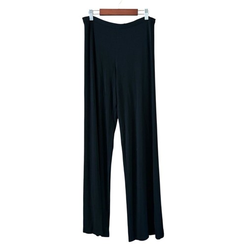 Ralph Lauren Purple Label, Vintage Ralph Lauren Collection Purple Label Black Wide Leg Pants Size 6 Neutral
