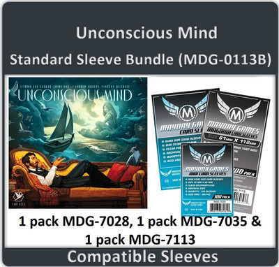 Unconscious Mind Card Sleeve Bundle MGD-7029 / MDG-7080 / MDG-7143 Mayday  Games