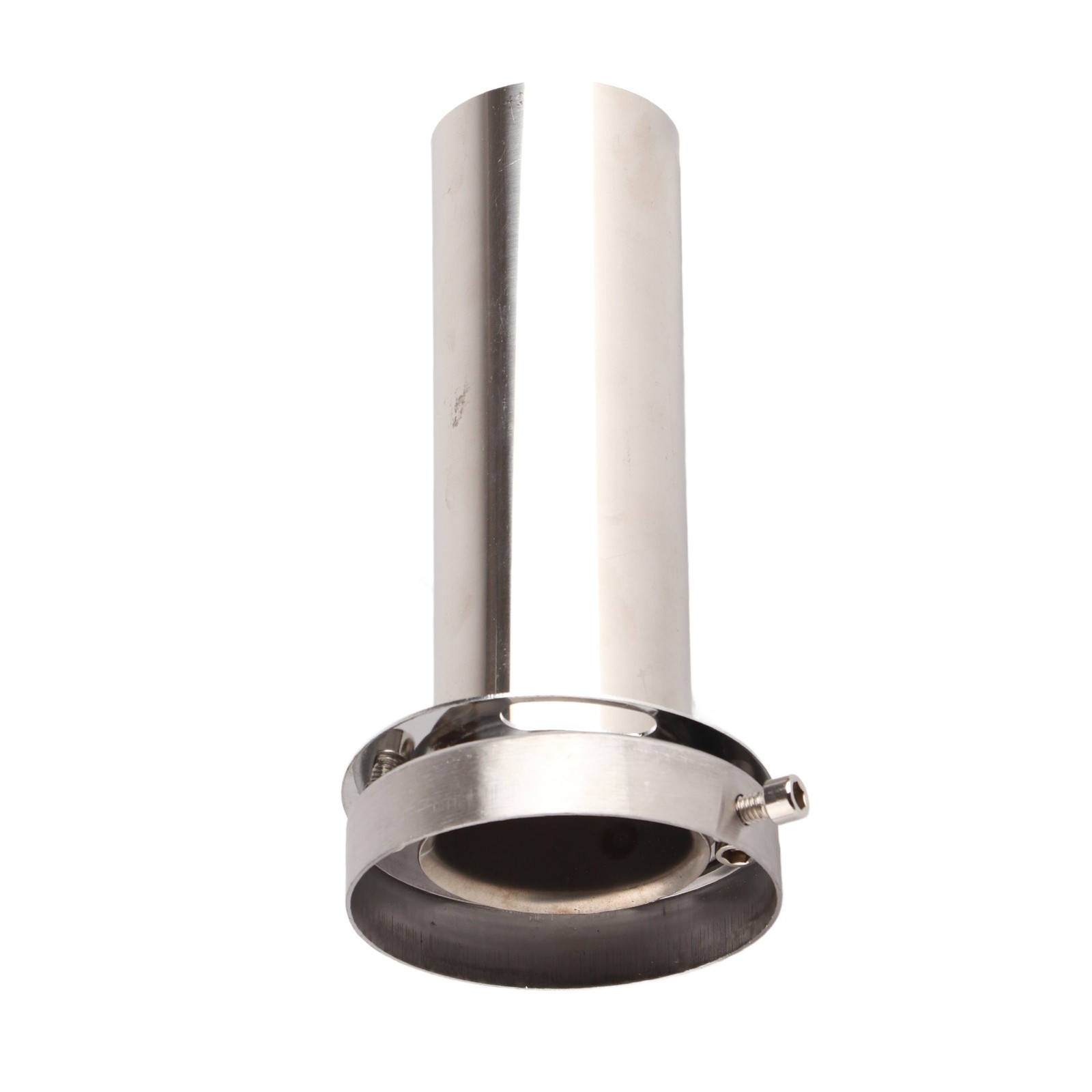 Adjustable 85mm Round Exhaust Muffler Tip Removable Sound Silencer