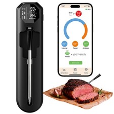 Smart Wireless Digital Bluetooth Meat Thermometer 820 ft Range Food Thermomet...