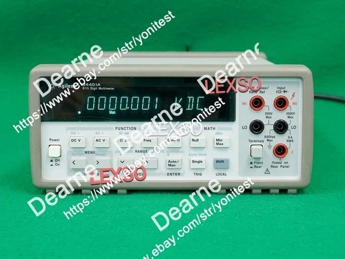 HP Agilent 34401A Used Digital Multimeter 6½ Digit Tested $