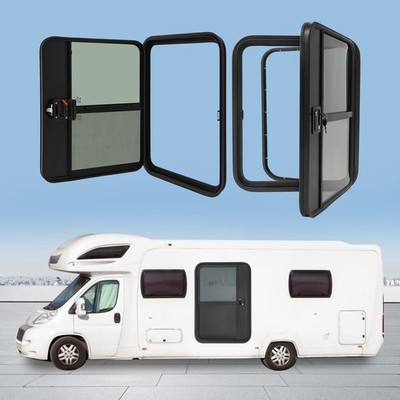 Right+Left RV Camper Teardrop Trailer Door RV Camper Entry Door 26''W×32''H
