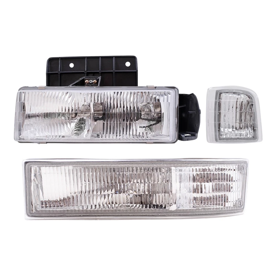 Juego de 6 faros de señal de estacionamiento y luces de esquina para 95-05 GMC Safari Chevy Astro Foto 2 de 4