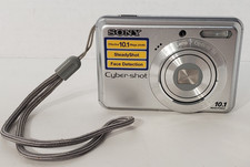 Sony Cyber-shot DSC-S930 10.1MP Digital Camera  4GB Memory Card - TESTED WORKS 