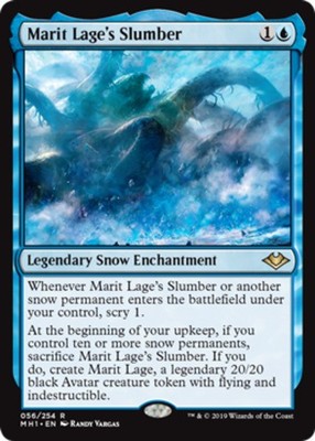 x1 Marit Lage's Slumber R MTG Modern Horizons M/NM, English
