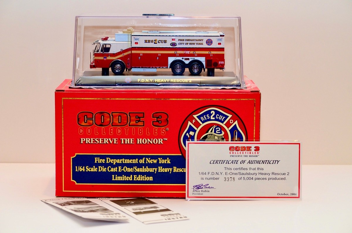 Code 3 FDNY Heavy Rescue 2 | eBay