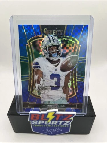 2025 Panini Select - Premier Level George Pickens #197 Blue Prizm /175