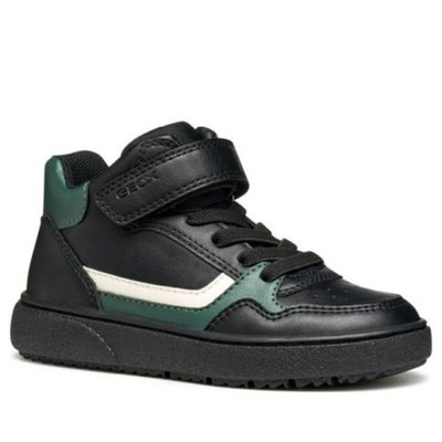 Geox Theleven Boys' Black Fashion Sneakers Casual J56LDB054FUC0016