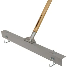MARSHALLTOWN Concrete Accessories 36" Gauge Rake w/ Handle Concrete Cement