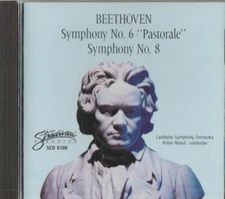 C.D.MUSIC  I220    BEETHOVEN  SYMPHONY No.6  "PASTORALE" SYMPHONY No.8
