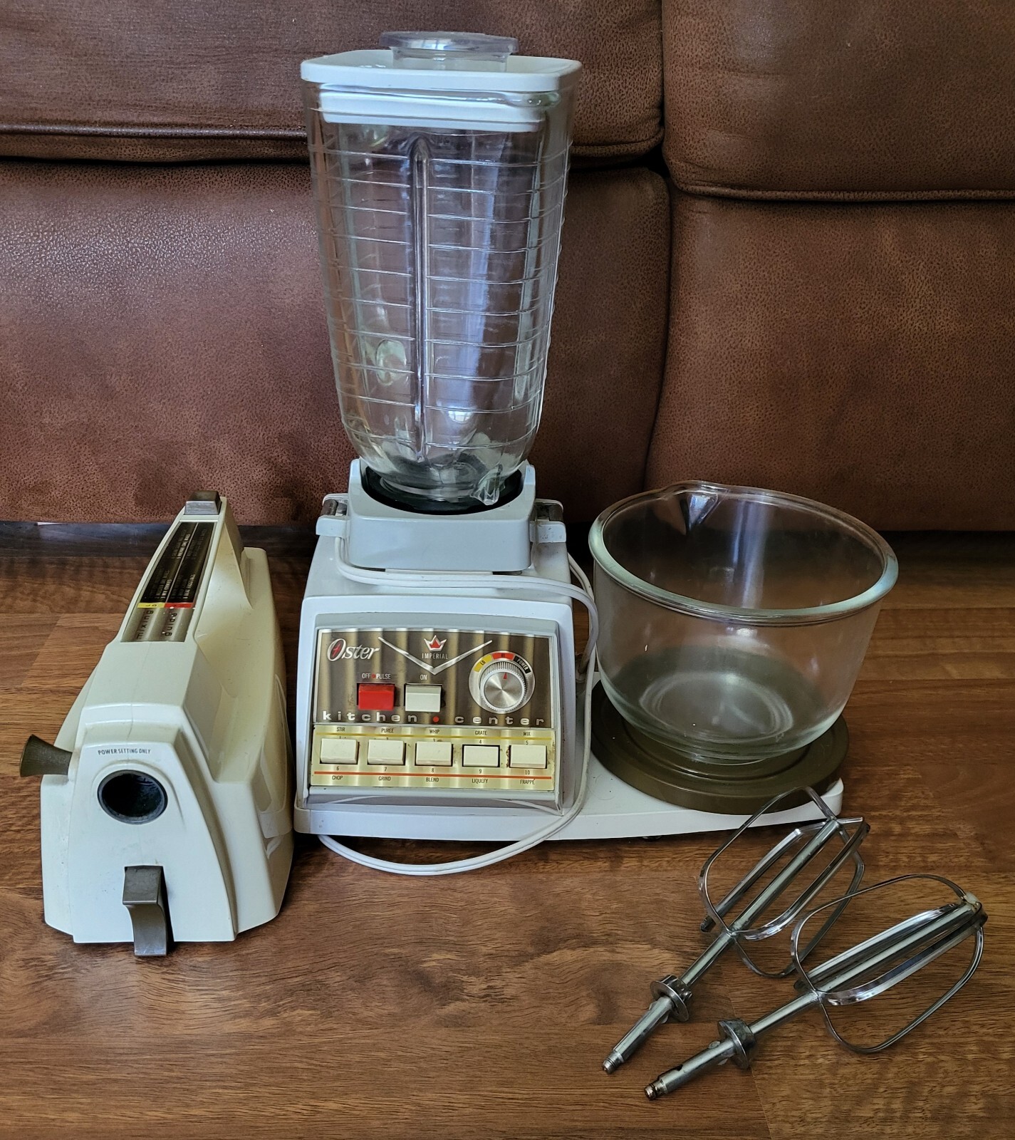 Oster Kitchen Center Imperial Blender, Mixer w/Bowl & Beaters, Works!