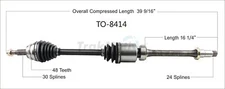 Surtrak Front Passenger Right CV Axle Shaft For Lexus RX450h Toyota Highlander