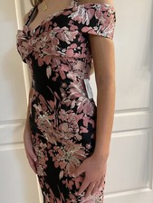 DOLCE & GABBANA ITALY Corset Damask Silk dress size 38  Orig. $2,496.00 Floral