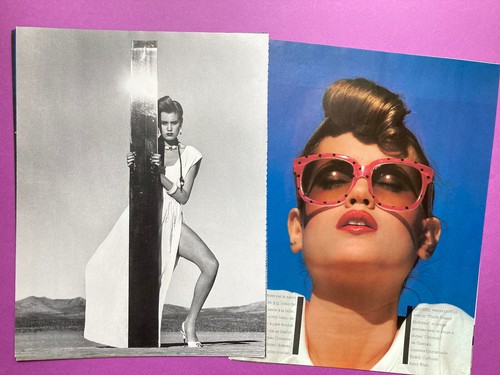 éditorial mode Albert Watson Vogue photographie 1979 article presse vintage 70s - Picture 4 of 5