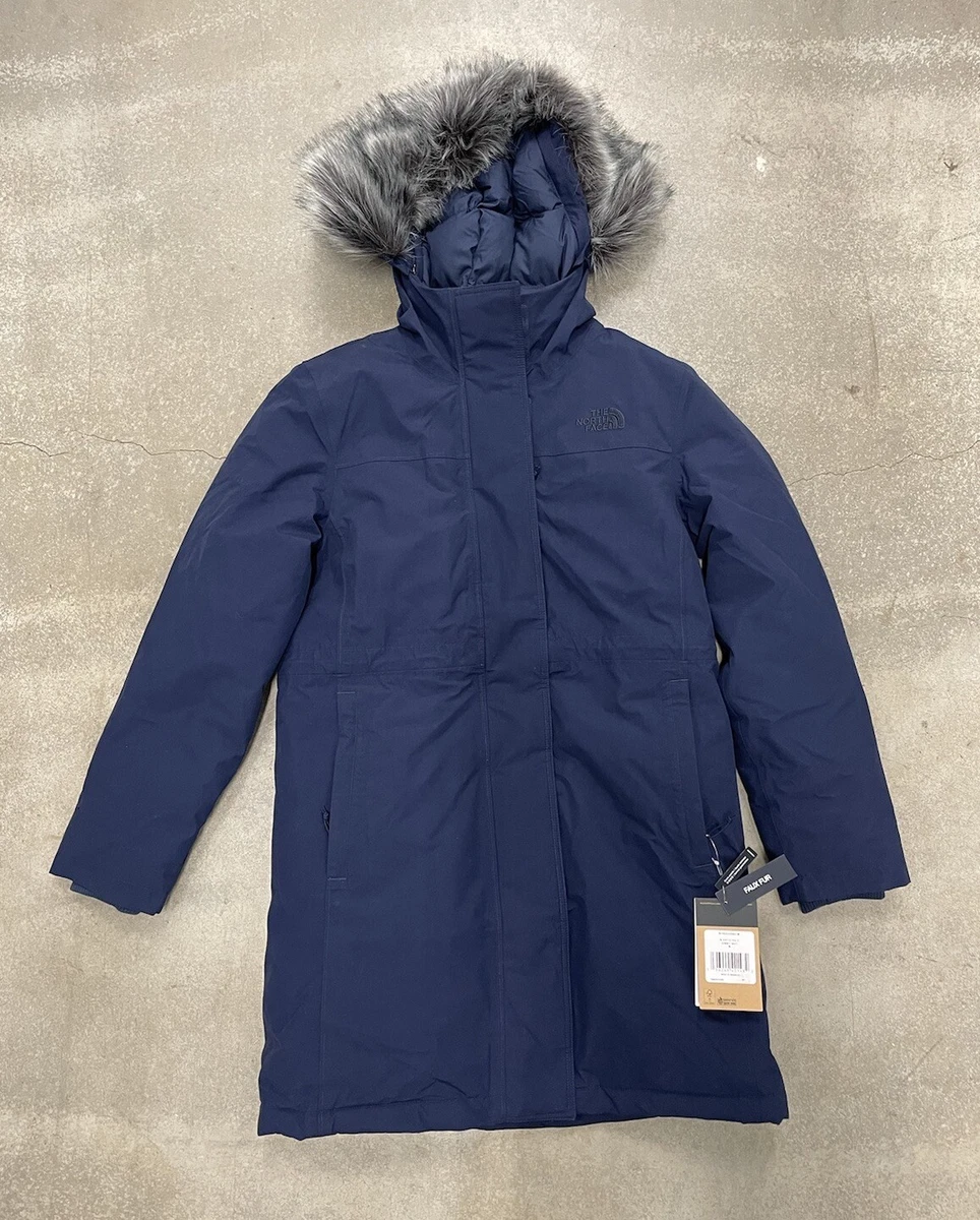 The North Face Women Arctic II 2 Parka Down Warm Winter Summit Navy Jacket 350 eBay