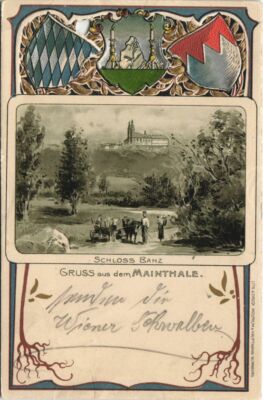 Old postcard postcard greeting from the Maintal GERMANY (1108984)