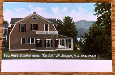 New Hampshire NH Newbury; Sec. Hay's Summer Home Estate, The Fells 1905 Postcard
