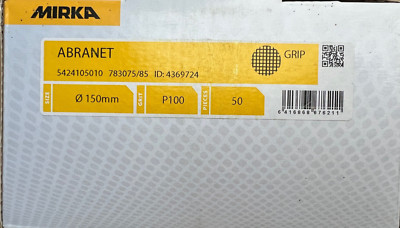 Mirka Abranet - Schleifscheiben Grip Ø 150mm - Korn 100 / 120 / 150