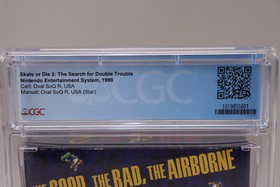 Skate or Die 2: The Search for Double Trouble Nintendo NES CIB CGC Graded 8.5