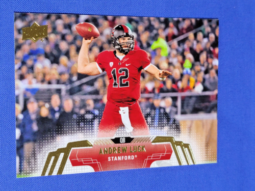 2014 Upper Deck Andrew Luck (College Uniform) Base #1 - Picture 1 of 2