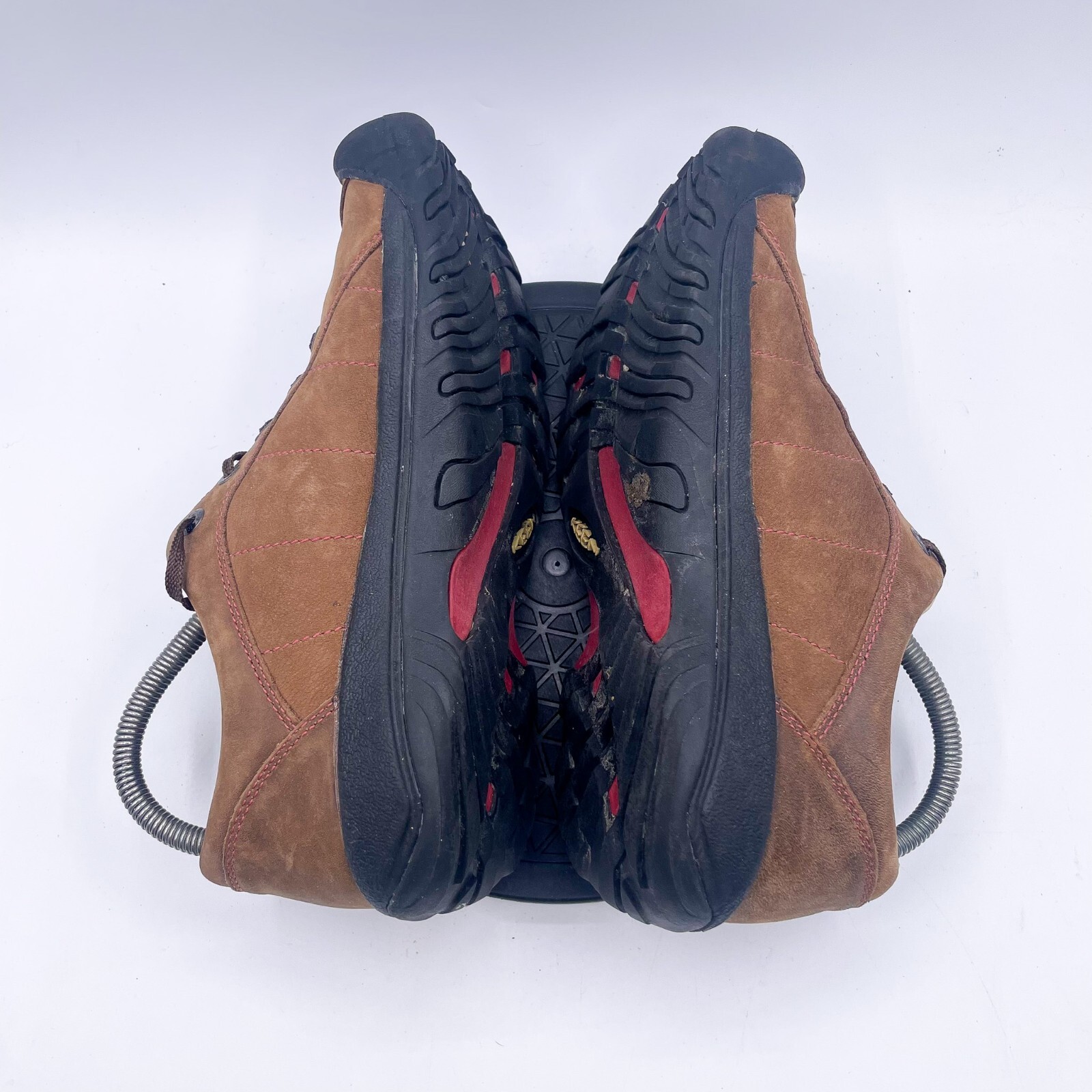 Sneaker Keen donna Presidio taglia 10 marrone pelle stringata scarpa casual escursionismo