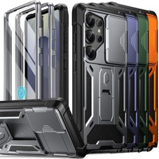 For Samsung Galaxy S25 5G Ultra Case S25 Plus S25 Poetic With Slide Camera Cover