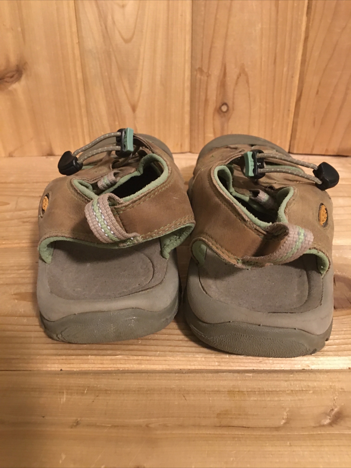 Scarpe donna Keen impermeabili marrone verde passeggio escursionismo outdoor misura 8 5