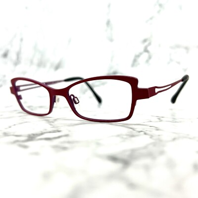 Bevel Repu Eyeglasses Frames 3580 A.F.A.I.K. Pink Rectangular 49-17-140