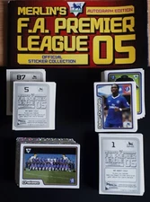 Merlin's F.A. Premier League 05 · Autograph Edition · album stickers 407-574