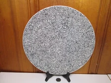 Steelite International Ink Crackle Black 11 3/4" Coupe Dinner Plate NEW