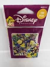 100 Pieces - Disney Princess Stickers - Paquete de 100 Calcoman as de Princesas