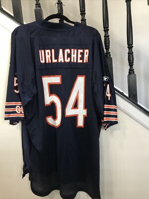 Chicago Bears Brian Urlacher Jersey #54 George Halas On Sleeve Reebok 2xl 